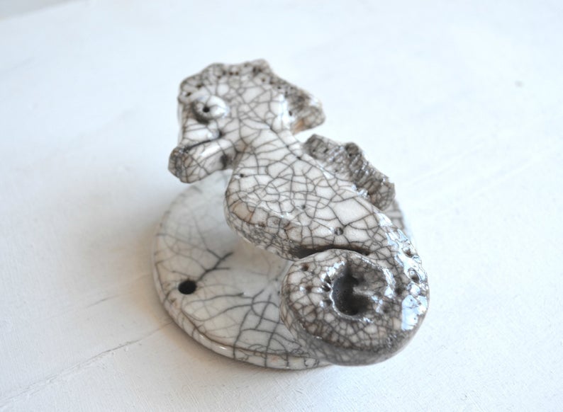 Gancio Cavalluccio ganci appendiabiti in ceramica raku