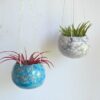 Vasi da appendere in ceramica raku