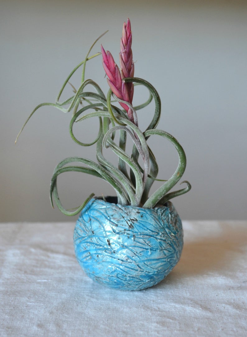 Vaso in ceramica raku4 set 4 vasi porta piante in ceramica raku