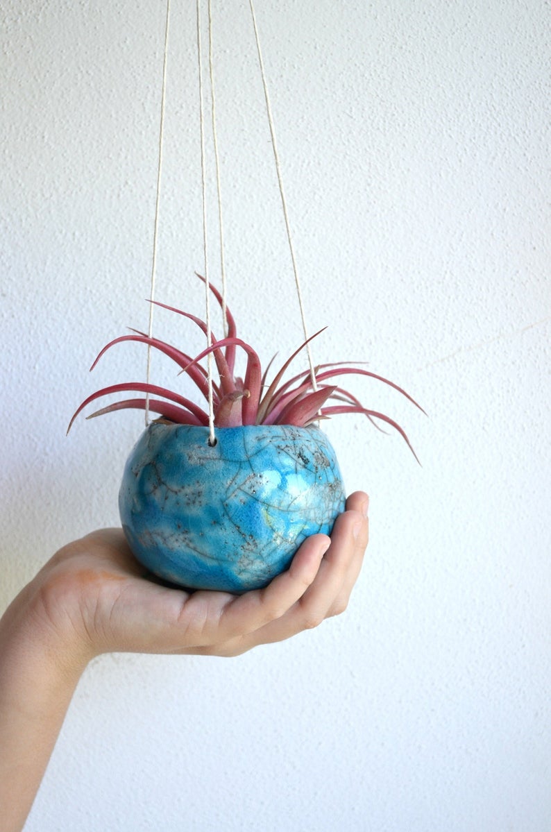 Vaso4 Vasi da appendere in ceramica raku