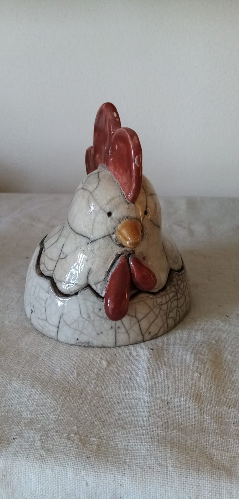 WhatsApp Image 2020-06-25 at 4.19.41 PM gallina porta biscotti in ceramica raku