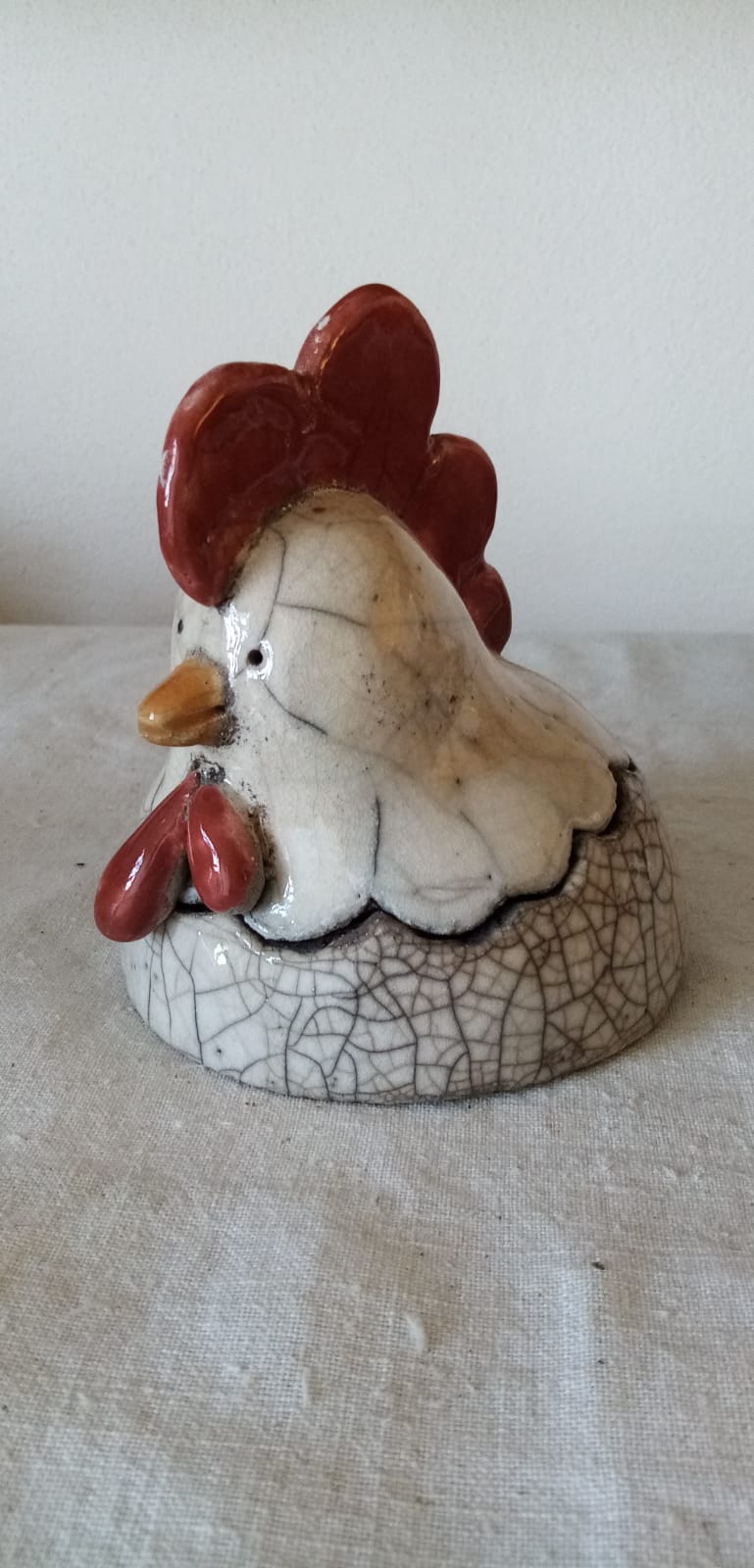 WhatsApp Image 2020-06-25 at 4.19.53 PM gallina porta biscotti in ceramica raku