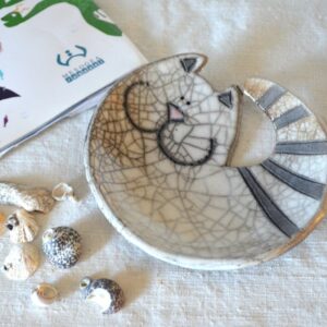 Piattino a forma di gatto